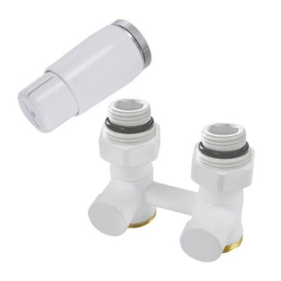 Комплект узла нижнего подкл SCHLOSSER прямой STANDARD 3/4quot; (белый) с термоголовкой М30х1,5, ниппеля 1/2quot;Х3/4quot; Комплект узла нижнего подкл SCHLOSSER прямой STANDARD 3/4quot; (белый) с термоголовкой М30х1,5, ниппеля 1/2quot;Х3/4quot;