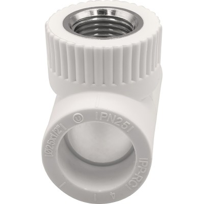 Тройник THERMOLIGHT комбинированный PP-R ВР 25х1/2х25 белый (10/100) Тройник THERMOLIGHT комбинированный PP-R ВР 25х1/2х25 белый (10/100)
