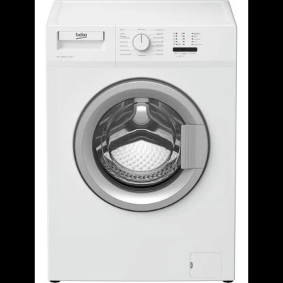 Стиральная машина Beko WRS54P1BSW белая, фронтальная, 85x60x37см, макс.:5кг, 15 программ, классы А/А/D, дисплея - нет Стиральная машина Beko WRS54P1BSW белая, фронтальная, 85x60x37см, макс.:5кг, 15 программ, классы А/А/D, дисплея - нет