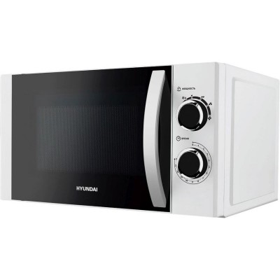 Микроволновая печь HYUNDAI HYM-M2043, 700Вт, 20л, белый /черный Микроволновая печь HYUNDAI HYM-M2043, 700Вт, 20л, белый /черный