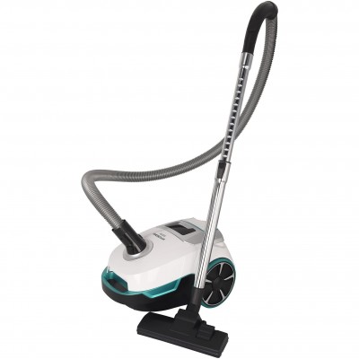 Пылесос Hyundai HYV-B4050 белый/бирюзовый Пылесос Hyundai HYV-B4050 белый/бирюзовый