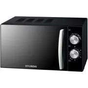 Микроволновая печь Hyundai HYM-M2055, 700Вт, 20л, черный /серебристый
