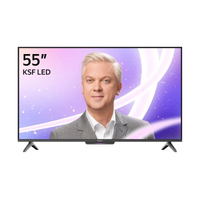 55’’ Телевизор YANDEX YNDX-00076 черный 3840x2160, 4К Ultra HD, 60 Гц, WIFI, SMART TV, ТВ Станция с Алисой 55’’ Телевизор YANDEX YNDX-00076 черный 3840x2160, 4К Ultra HD, 60 Гц, WIFI, SMART TV, ТВ Станция с Алисой