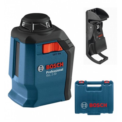 Лазерный уровень BOSCH GLL 2-20 + BM 3 0.601.063.J00 Лазерный уровень BOSCH GLL 2-20 + BM 3 0.601.063.J00