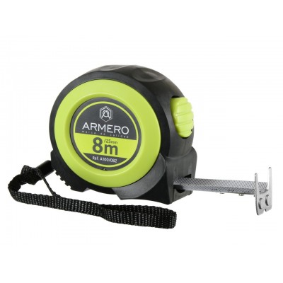 Рулетка A100/082 с автоблокировкой, 8 м/25 мм Рулетка A100/082 с автоблокировкой, 8 м/25 мм