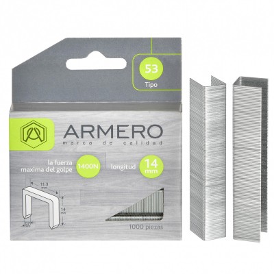 Скобы для степлера A312/010, тип 53, 14 мм Скобы для степлера A312/010, тип 53, 14 мм