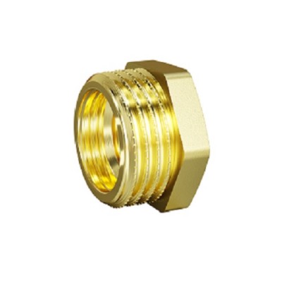 Футорка DN25х15 (1"НР х 1/2" ВР) латунь Футорка DN25х15 (1"НР х 1/2" ВР) латунь