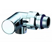 Вентиль запорн. трехосевой левостор. TopFAR 1/2" ВР, EPDM, серебро