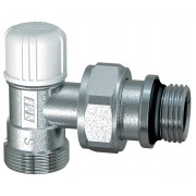 Вентиль запорный угловой 3/8" М24х19, EPDM