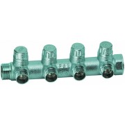 Запорный коллектор 3/4"ВР-НР с 4 отв. М24х19