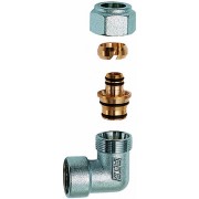 Угольник 1/2"ВР c концовкой для м/п труб 16х2