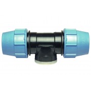 Тройник компрессионный с резьб. отводом (вн. резьба), 40хRp1"x40 UNI 1007040004 (Арт.:UNI 1007040004)