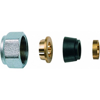 Концовка для медных труб 12мм, с накидной гайкой М24х19 Концовка для медных труб 12мм, с накидной гайкой М24х19