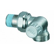 Вентиль запорный трехосевой правосторонний, 1/2" ВР