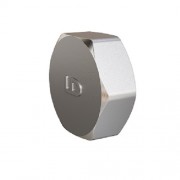 Заглушка DN25 (1") ВР латунь никель