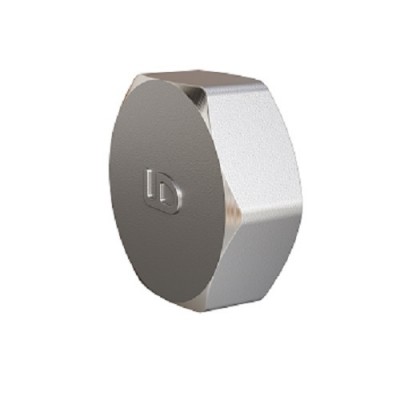 Заглушка DN25 (1") ВР латунь никель Заглушка DN25 (1") ВР латунь никель