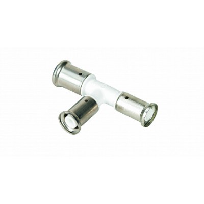 Тройник переходный уменьшенный с двух сторон, ПВДФ пресс (белый), 32x26x26 Тройник переходный уменьшенный с двух сторон, ПВДФ пресс (белый), 32x26x26