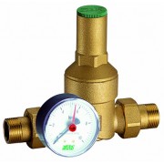 Редуктор лат. 1 1/4" (НР-НР), с манометром