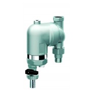 Фильтр 100мкм, с магн.встав., под манометр, Max: 95 °C, 25 бар, поворот.соед. 1/2" ВР-НР