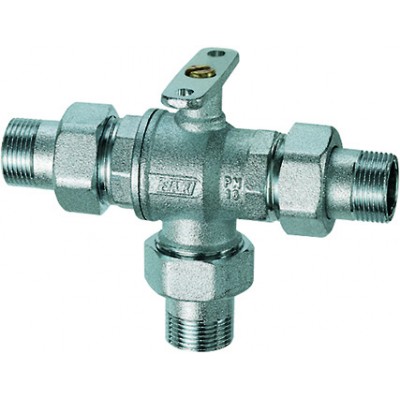 3-х ход. зон. шар. кран 1 1/4" НР 3-х ход. зон. шар. кран 1 1/4" НР