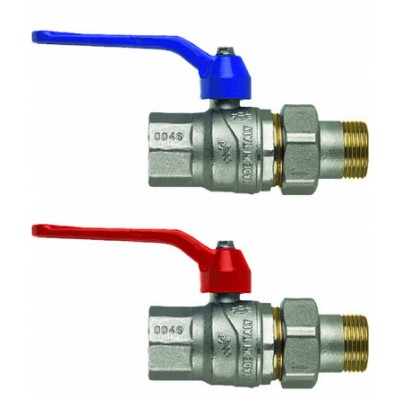 Кран шаров.EVOLUTION, 3/4"(В-Американка), крас.рычаг Кран шаров.EVOLUTION, 3/4"(В-Американка), крас.рычаг