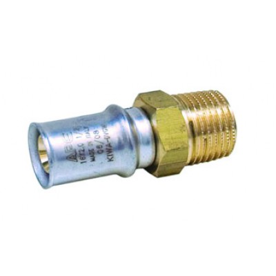Пресс муфта НР 1/2"х20 Пресс муфта НР 1/2"х20