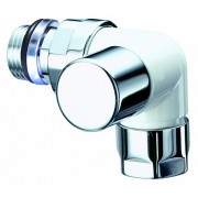 Трехосев.зап.вентиль правосторонний TOPline, 1/2" гайка М24х19(бел/серебро)/Замена на FL 0131 12P/