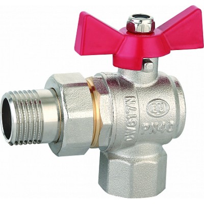 Кран шаровой угловой с полусгоном (ручка-бабочка) 1" внутренняя - наружная резьба EU.ST1288050 1 (Арт.:EU.ST1288050 1) Кран шаровой угловой с полусгоном (ручка-бабочка) 1" внутренняя - наружная резьба EU.ST1288050 1 (Арт.:EU.ST1288050 1)