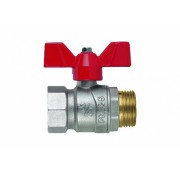 Кран шаров.PERFECTA , 3/4"ВН, крас.бабочка