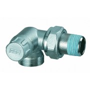 Вентиль запорный трехосевой левосторонний, 1/2" ВР