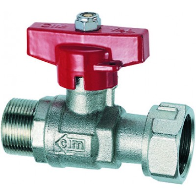 Шар. кран для счетчика 3/4" -М24х19 Шар. кран для счетчика 3/4" -М24х19