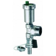 Хр.узел с воздухоотводчиком и сливн. кр. 3/4" НР