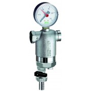 Фильтр 100мкм, с магн.встав., с манометром, Max: 95 °C, 25 бар, 1" ВР