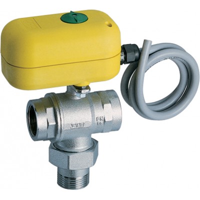 3-х ход. зон. шар.кран с серв. 220 В, 3/4", ВР-НР-ВР 3-х ход. зон. шар.кран с серв. 220 В, 3/4", ВР-НР-ВР