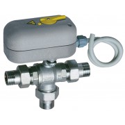 3-х ход. зон. шар.кран с ручн. деблок. 24 В, 3/4, НР, 8 сек