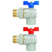 Кран шаровой угловой EVOLUTION с фитингом 1" (ВР) x 1"1/4 (ВР)