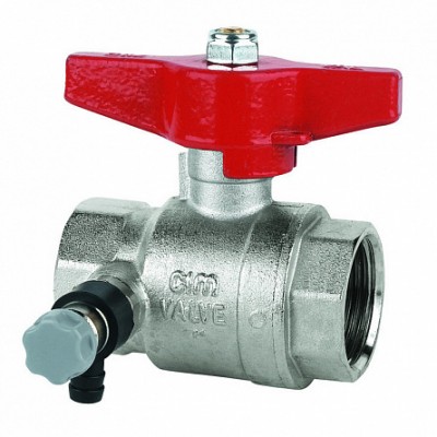 Кран шаровой 300 2" серии Т14 полнопроходной со сливом PN30 ВВ бабочка Cimberio Кран шаровой 300 2" серии Т14 полнопроходной со сливом PN30 ВВ бабочка Cimberio