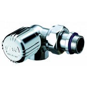 Вентиль термостат. трехосев.левосторон. LadyFAR, 1/2"ВР, серебро, с EPDM