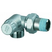 Вентиль запорный трехосевой левосторонний 1/2" М24х19