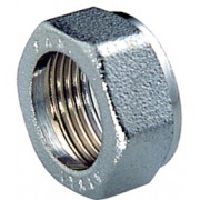 Хром. накидная гайка 1" для вентилей 3/4"