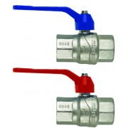 Кран шаров.EVOLUTION, 1"ВВ, крас.рычаг