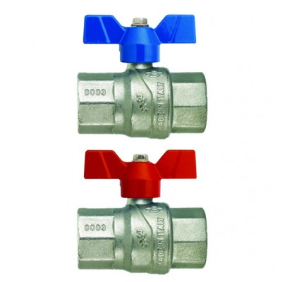 Кран шаров.EVOLUTION, 1/2"ВВ, крас.бабочка Кран шаров.EVOLUTION, 1/2"ВВ, крас.бабочка