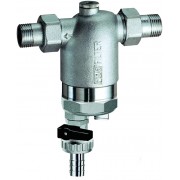 Фильтр 100мкм, с магн.встав., под манометр, Max: 95 °C, 25 бар, 1/2" НР