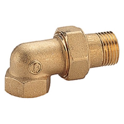 Угловой фитинг из 3 частей для стальной трубы ("американка"), 1"1/2, ВР-НР, нехромированный Угловой фитинг из 3 частей для стальной трубы ("американка"), 1"1/2, ВР-НР, нехромированный