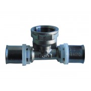 Пресс тройник с переходом на внутреннюю резьбу 20х1/2"x20 EU.MY6708 20x12x20 (Арт.:EU.MY6708 20x12x20)