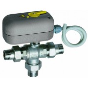 3-х ход. зон. шар.кран с ручн. деблок. 220 В, 1", НР, 8 сек