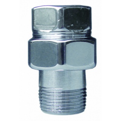 Прямой трехразъемный фитинг 1"(серебро) Прямой трехразъемный фитинг 1"(серебро)