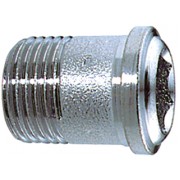 Хвостовик для 3-х составного фитинга 1 1/2", хром.