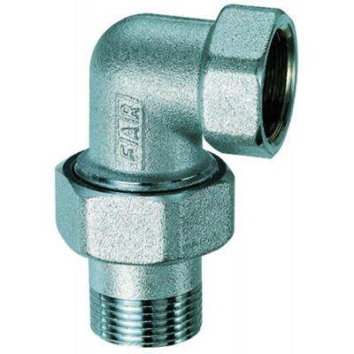 Угловой трехсоставной фитинг 1" (ВР-американка) Угловой трехсоставной фитинг 1" (ВР-американка)