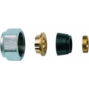 Концовка для медных труб 14мм, с накидной гайкой М24х19